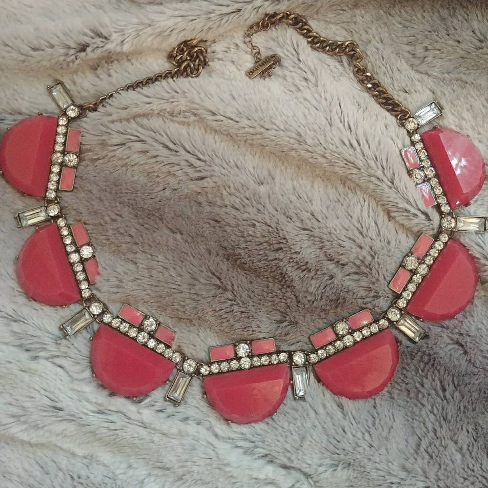Pink Baublebar Statement Necklace